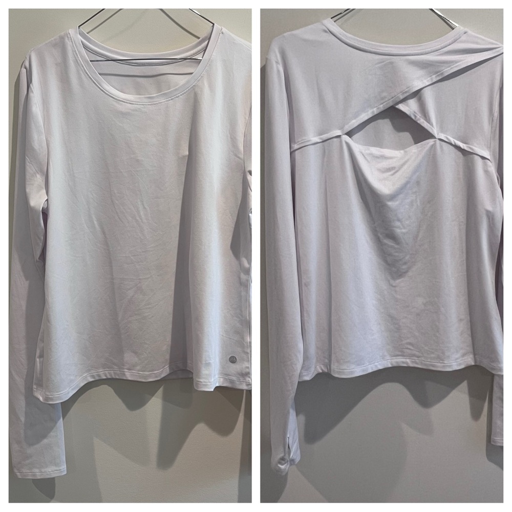Apana White Long Sleeve Tee‎ size L
